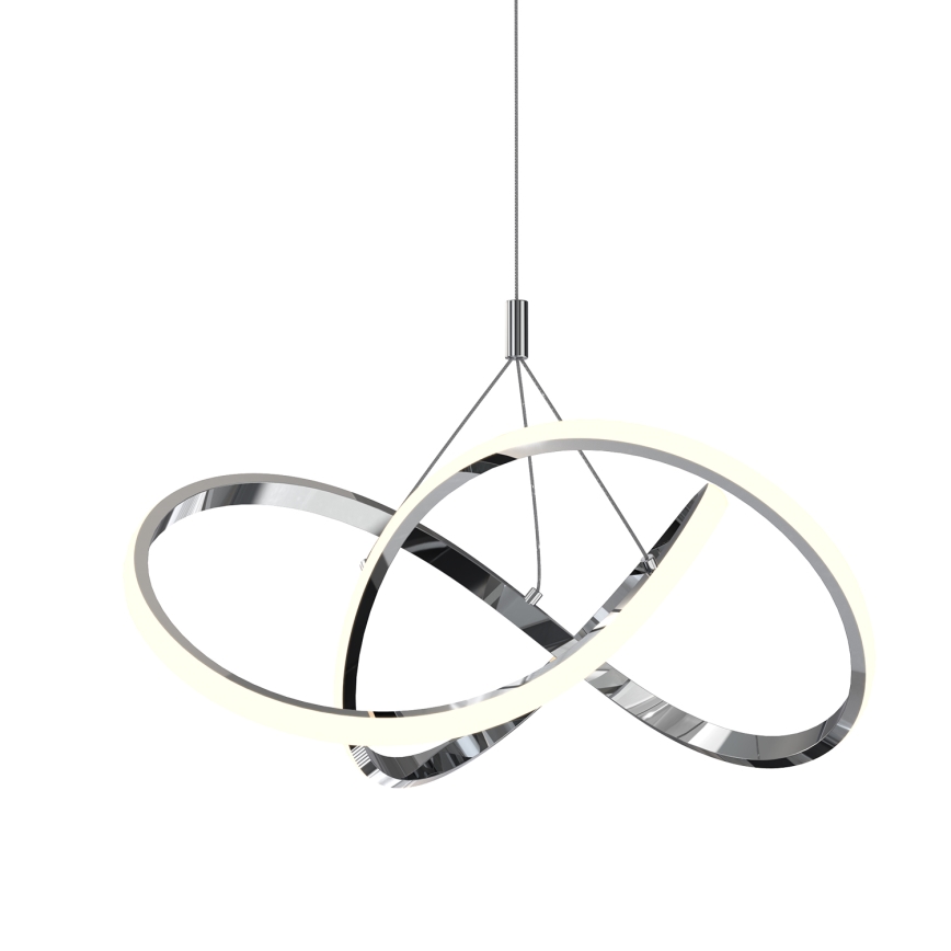ONLI - LED Lestenec na vrvici LOOP LED/40W/230V 4000K sijajni krom