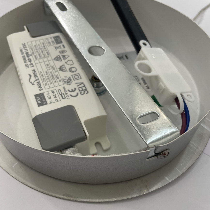 ONLI - LED Lestenec na vrvici LOOP LED/40W/230V 4000K sijajni krom