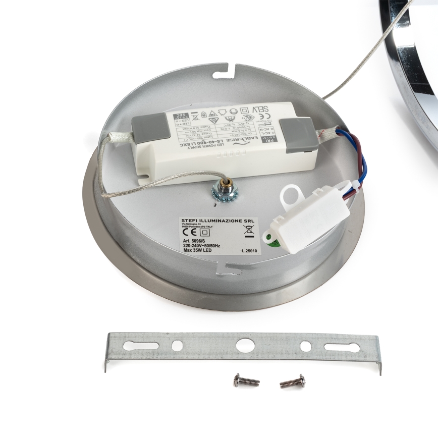 ONLI - LED Lestenec na vrvici LOOP LED/40W/230V 4000K sijajni krom