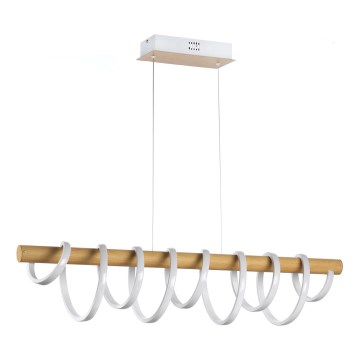 ONLI - LED Lestenec na vrvici NILO LED/70W/230V 4000K rjava/bela