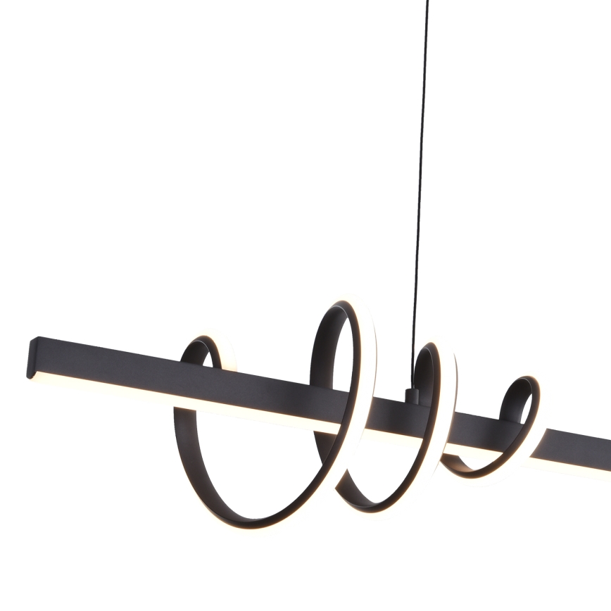 ONLI - LED Lestenec na vrvici SWING LED/30W/230V 4000K črna