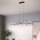 ONLI - LED Lestenec na vrvici TWIST LED/30W/230V 4000K črna