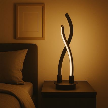 ONLI - LED Namizna svetilka DAFNE LED/12W/230V 4000K 48 cm črna