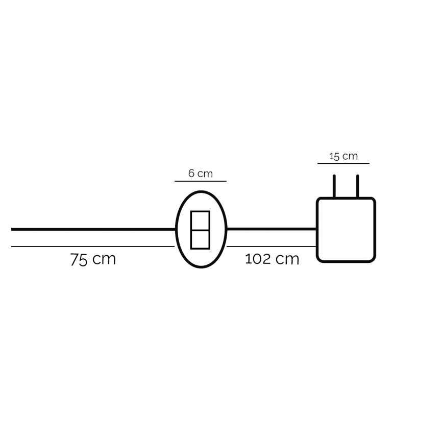 ONLI - LED Namizna svetilka DAFNE LED/12W/230V 4000K 48 cm črna
