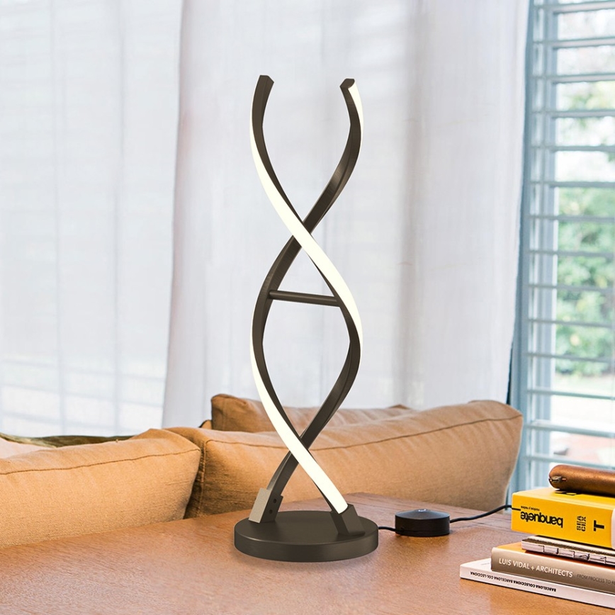 ONLI - LED Namizna svetilka DNA LED/12W/230V 4000K 48,5 cm srebrna
