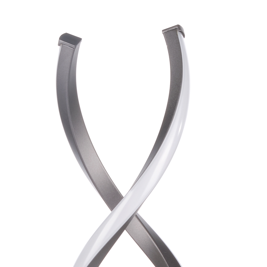 ONLI - LED Namizna svetilka DNA LED/12W/230V 4000K 48,5 cm srebrna
