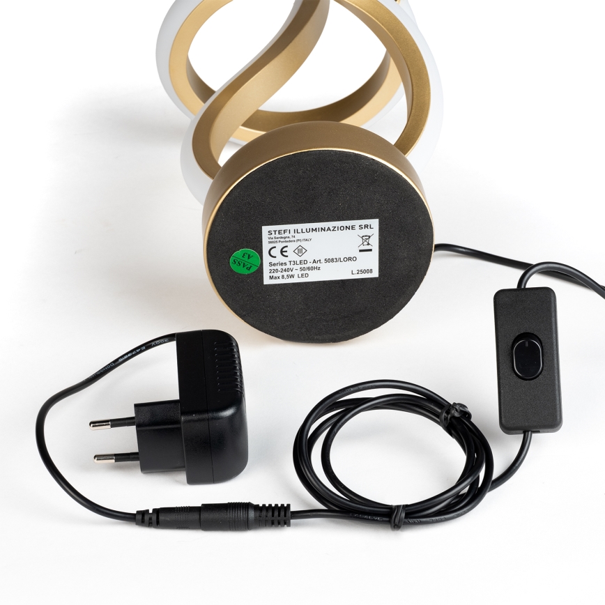 ONLI - LED Namizna svetilka KIRA LED/10W/230V 4000K 28 cm zlata