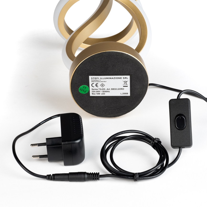 ONLI - LED Namizna svetilka KIRA LED/12W/230V 4000K 38,5 cm zlata