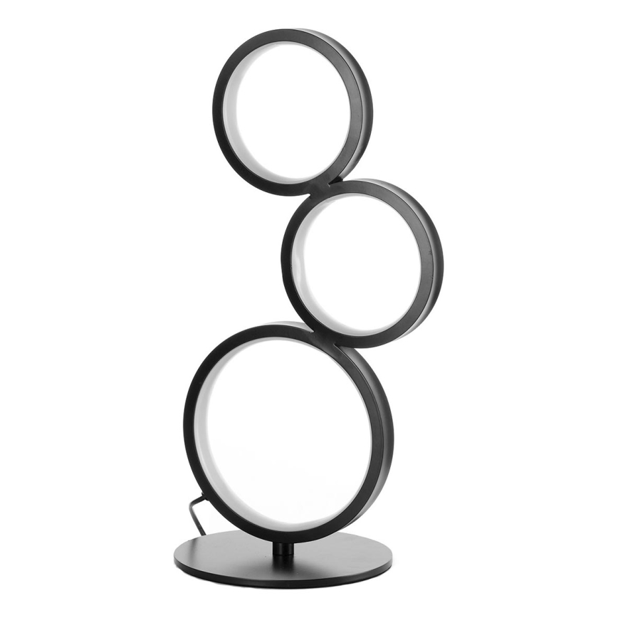 ONLI - LED namizna svetilka RINGS LED/17W/230V 4000K 37 cm črna