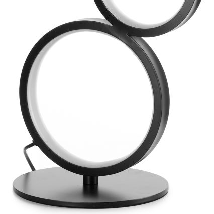 ONLI - LED namizna svetilka RINGS LED/17W/230V 4000K črna
