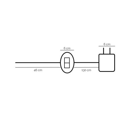 ONLI - LED namizna svetilka RINGS LED/17W/230V 4000K črna