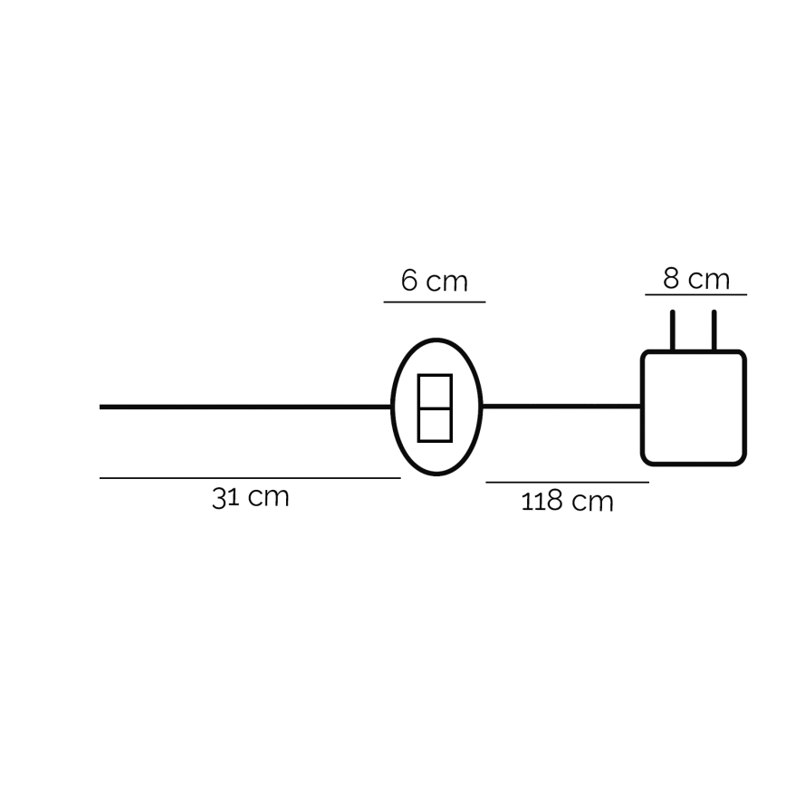 ONLI - LED Namizna svetilka TWIST LED/16W/230V 4000K črna