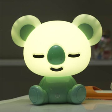ONLI - LED otroška nočna lučka z nastavljivo svetlostjo PUPPIES LED/3W/230V 20 cm koala/zelena