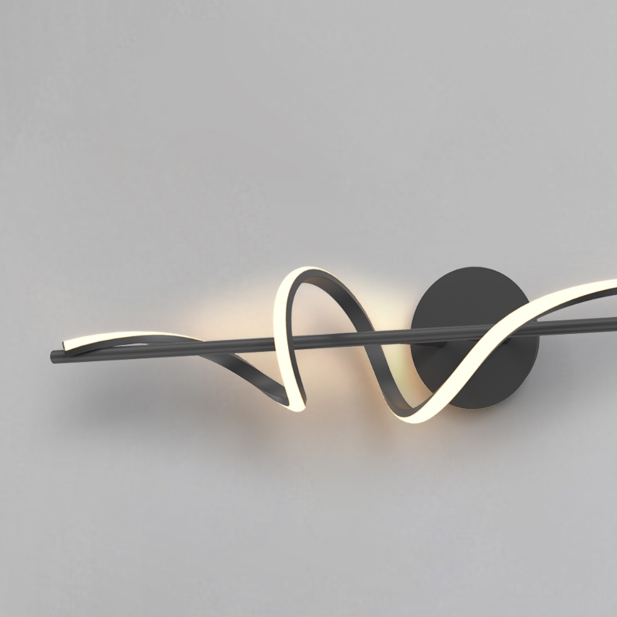 ONLI - LED Stenska svetilka TWIST LED/25W/230V 4000K črna