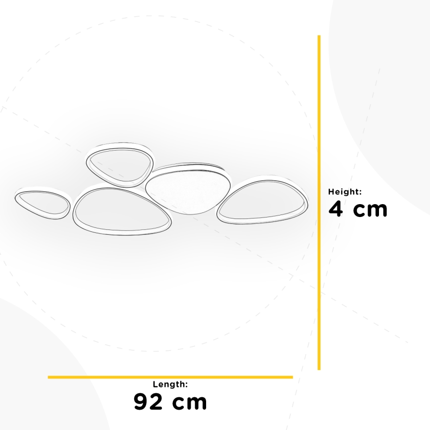 ONLI - LED Stropna svetilka ROMEO LED/48W/230V 4000K bela