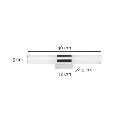 ONLI - LED Svetilka za slike OBUT LED/8W/230V 4000K mat krom