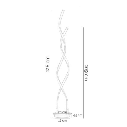 ONLI -  LED Talna svetilka DAFNE LED/38W/230V 4000K črna