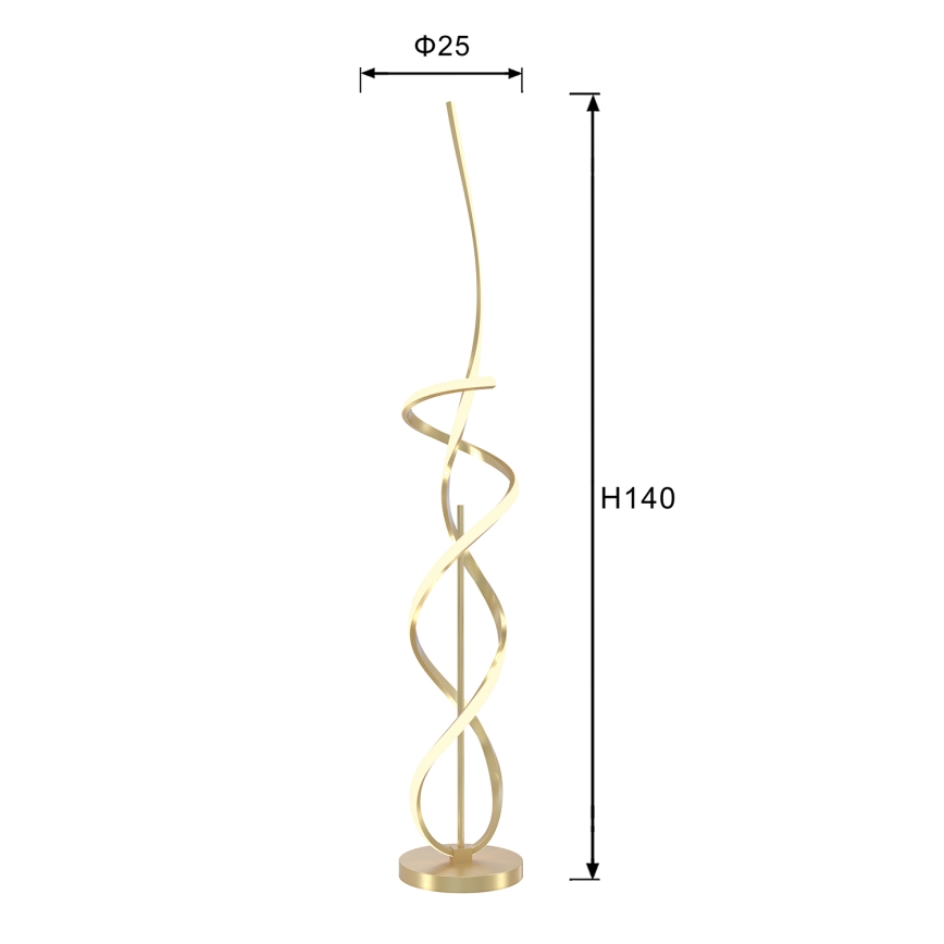 ONLI - LED Talna svetilka KIRA LED/31W/230V 4000K zlata