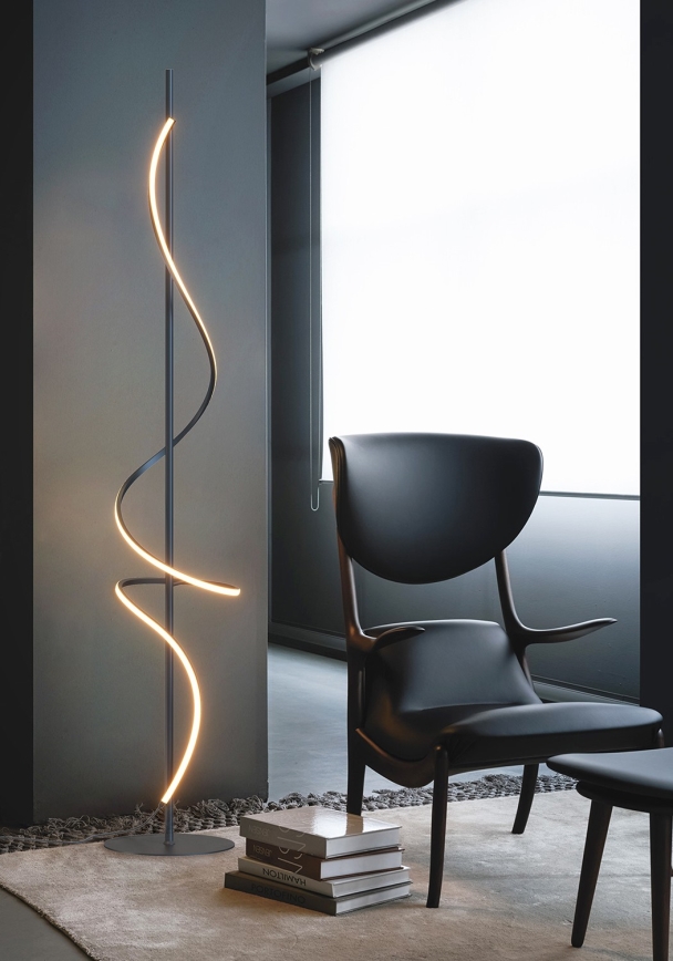 ONLI - LED Talna svetilka TWIST LED/24W/230V 4000K črna