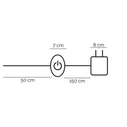 ONLI - LED Talna svetilka TWIST LED/24W/230V 4000K črna