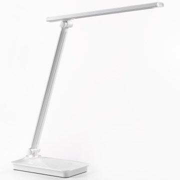ONLI - LED Zatemnitvena namizna svetilka na dotik z USB portem DESKI LED/7W/230V 4000K bela