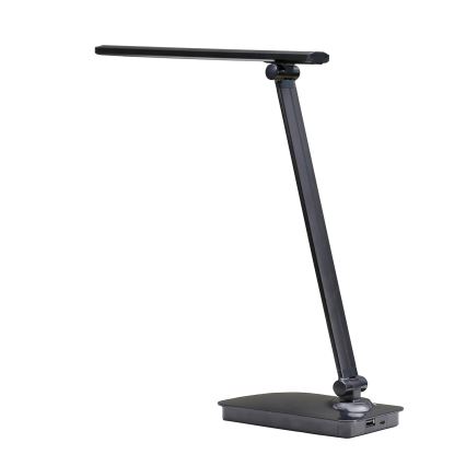 ONLI - LED Zatemnitvena namizna svetilka z USB priključkom DESKI LED/7W/230V 4000K črna