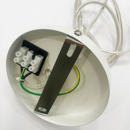 ONLI - Lestenec na kablu BOLLICINE 1xE27/15W/230V bela