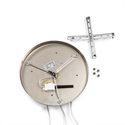 ONLI - Lestenec na kablu DOROTY 3xE27/15W/230V bela/sijajni krom