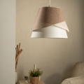 ONLI - Lestenec na kablu POLLON 1xE27/15W/230V rjava/kremna/bežna