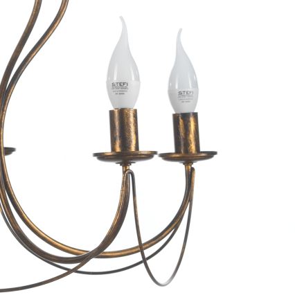 ONLI - Lestenec na verigi CANDELA 5xE14/6W/230V bron