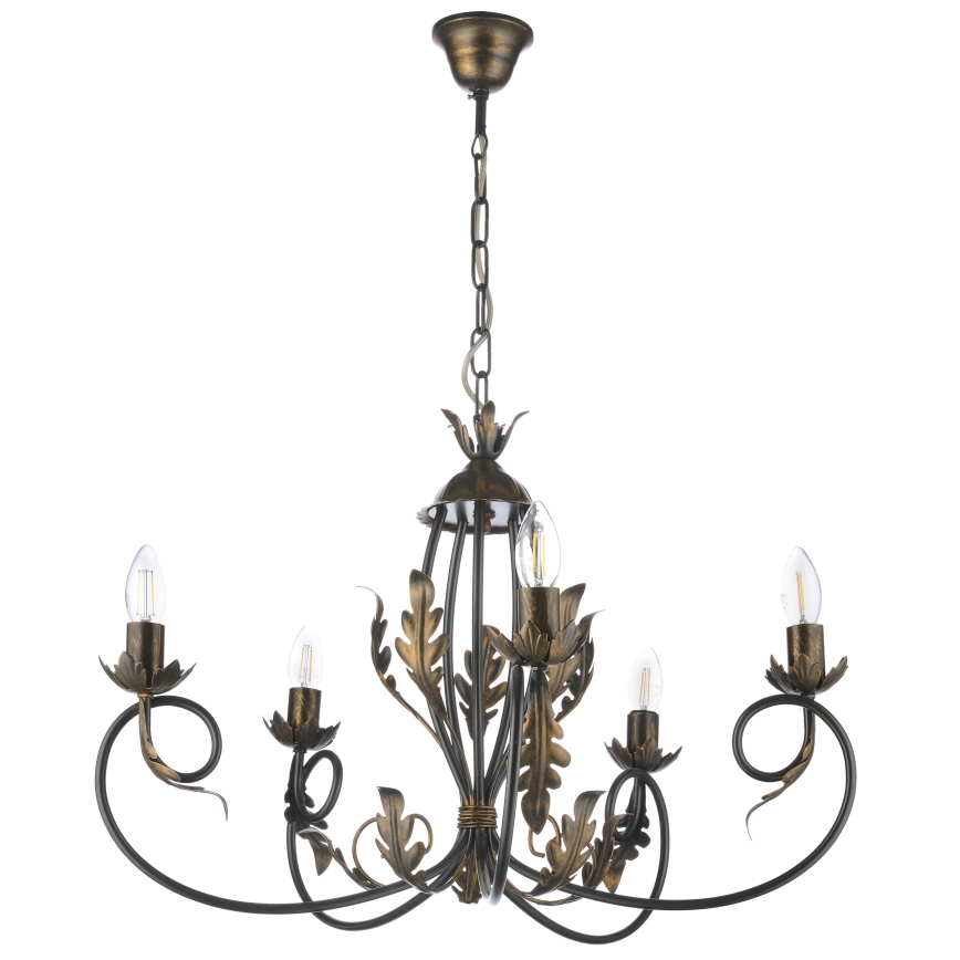 ONLI - Lestenec na verigi GRETEL 5xE14/6W/230V