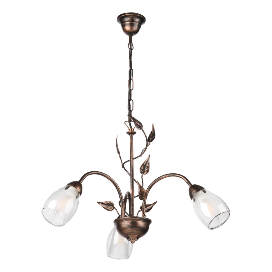ONLI - Lestenec na verigi LILIANA 3xE14/6W/230V