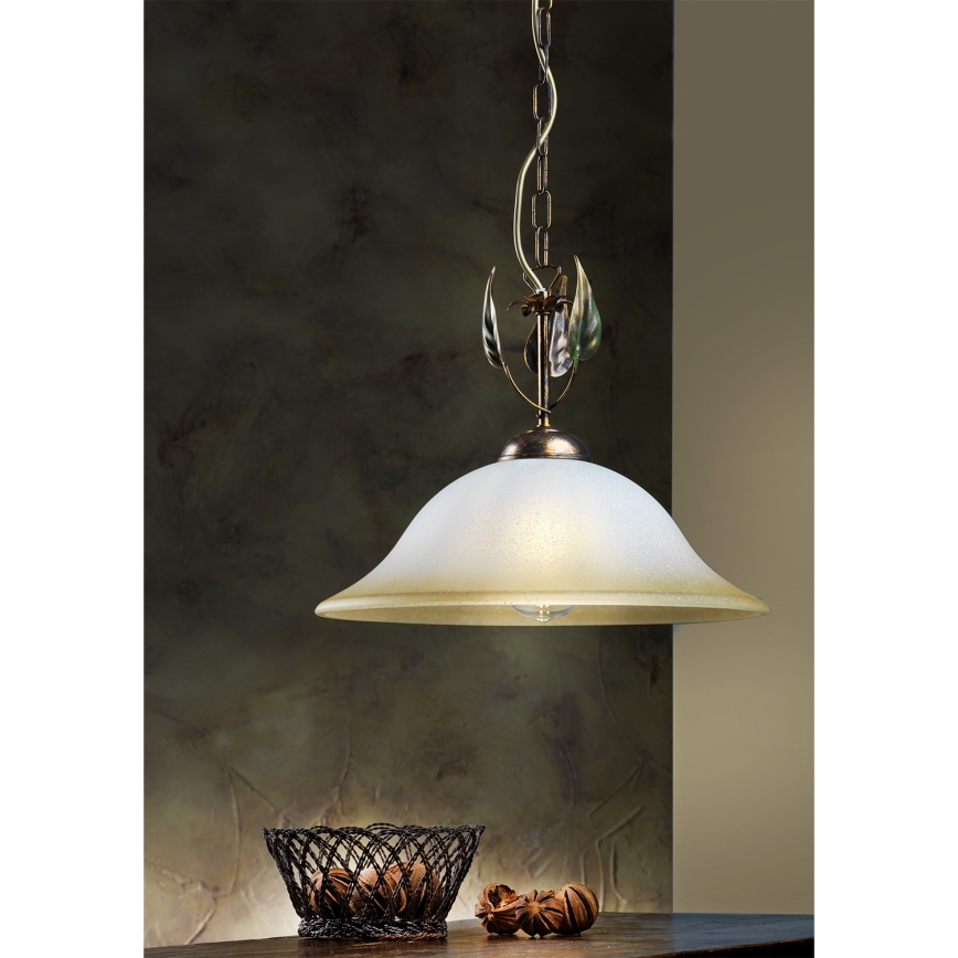 ONLI - Lestenec na verigi MIRA 1xE27/22W/230V pr. 40 cm