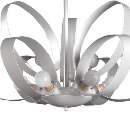 ONLI - Lestenec na verigi SERENA 9xE14/6W/230V bela