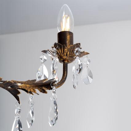 ONLI - Lestenec na verigi TERESA 5xE14/6W/230V bron