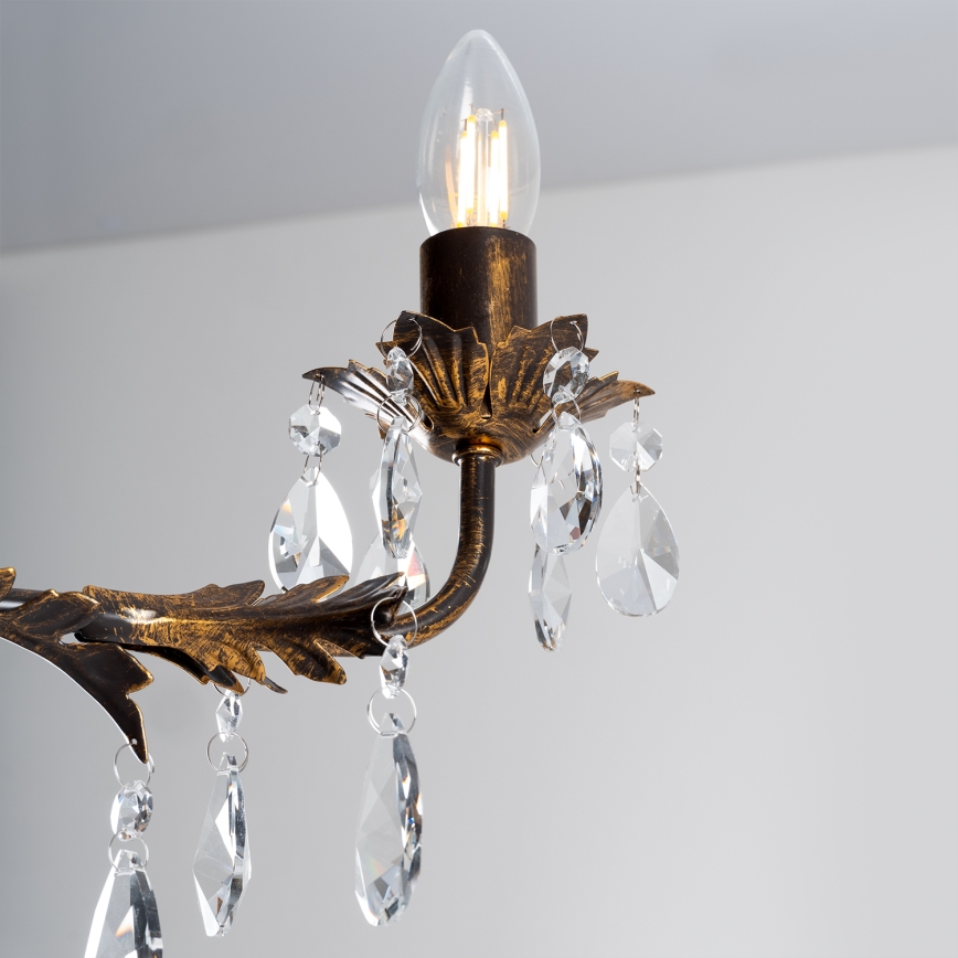 ONLI - Lestenec na verigi TERESA 5xE14/6W/230V bron