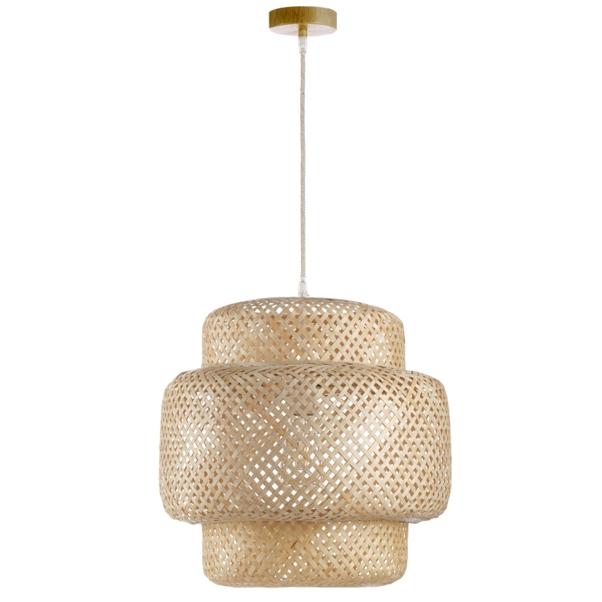 ONLI - Lestenec na vrvici BAMBOO 1xE27/22W/230V bambus