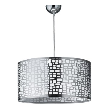 ONLI - Lestenec na vrvici BRUCE 1xE27/15W/230V pr. 45 cm mat krom