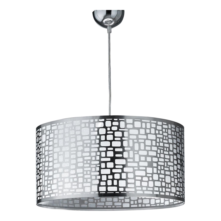 ONLI - Lestenec na vrvici BRUCE 1xE27/15W/230V pr. 45 cm mat krom