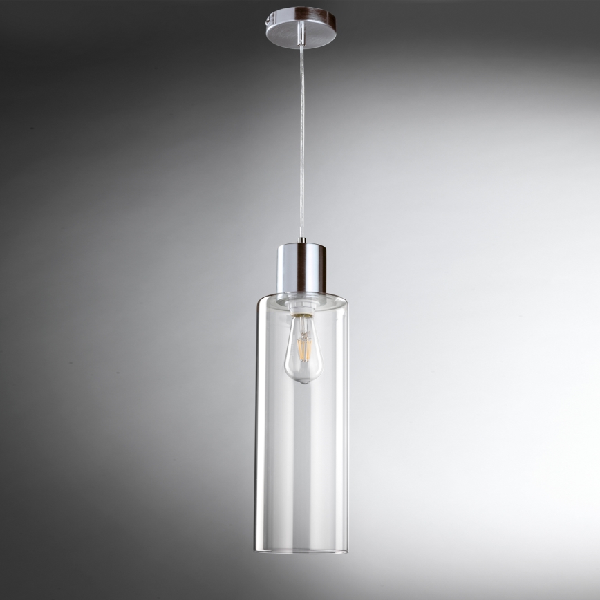 ONLI - Lestenec na vrvici DODO 1xE27/22W/230V sijajni krom
