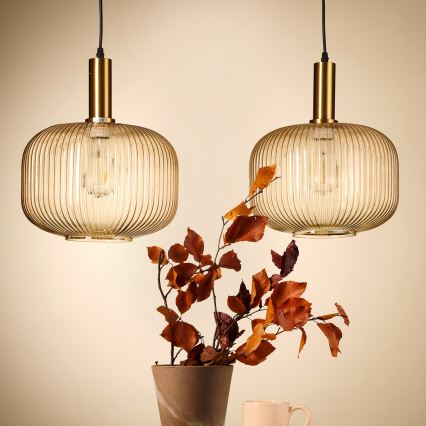 ONLI - Lestenec na vrvici DOROTY 1xE27/22W/230V pr. 30 cm