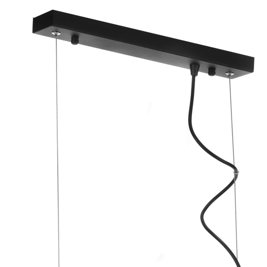ONLI - Lestenec na vrvici FLOKI 4xE27/15W/230V črna/baker