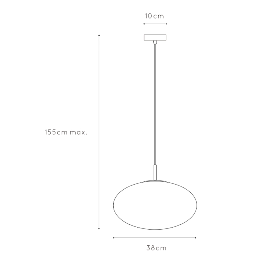 ONLI - Lestenec na vrvici JANET 1xE27/6W/230V pr. 38 cm