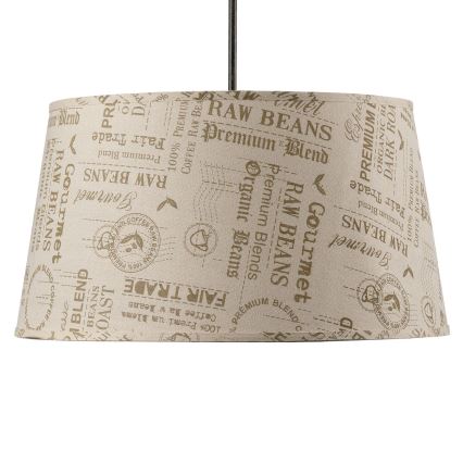 ONLI - Lestenec na vrvici MAIDA 1xE27/15W/230V pr. 50 cm rjava