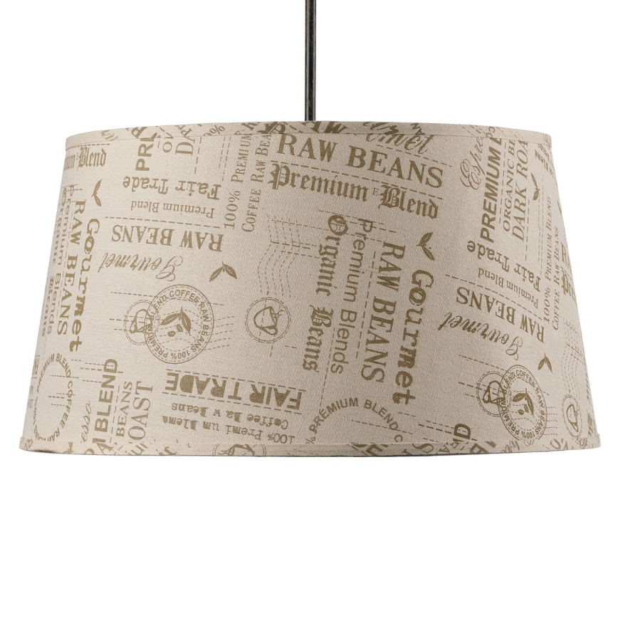 ONLI - Lestenec na vrvici MAIDA 1xE27/15W/230V pr. 50 cm rjava