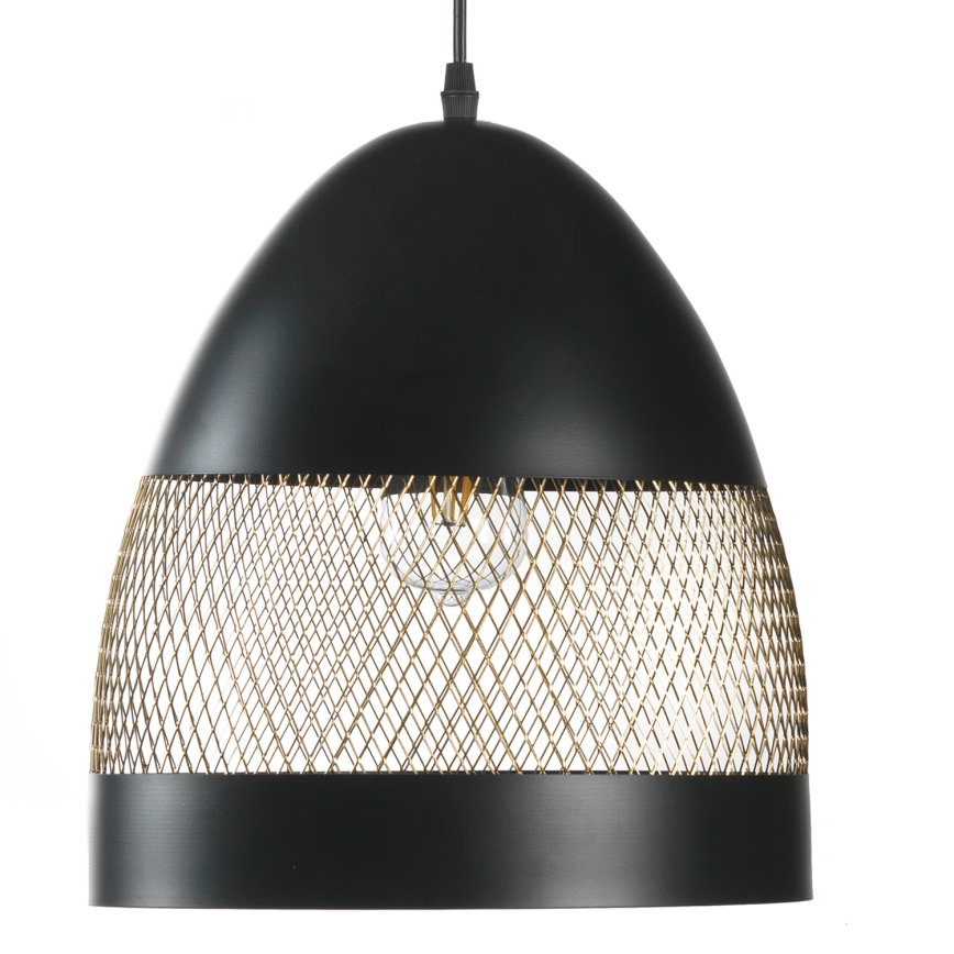 ONLI - Lestenec na vrvici POLLY 1xE27/22W/230V črna