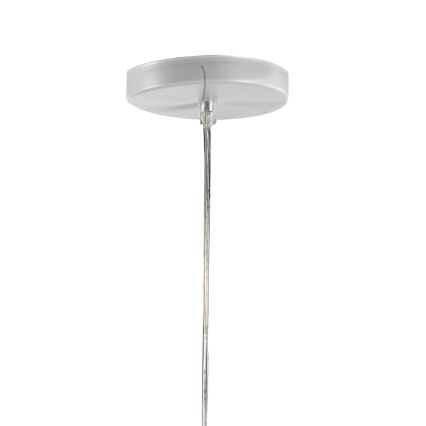 ONLI - Lestenec na vrvici RICKY 1xE27/15W/230V pr. 40 cm bela