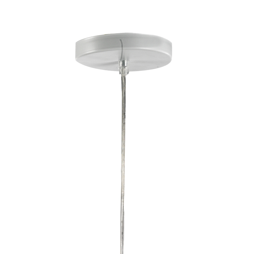 ONLI - Lestenec na vrvici RICKY 1xE27/15W/230V pr. 40 cm bela