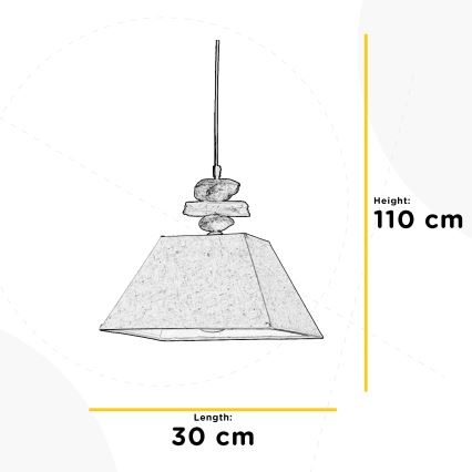 ONLI - Lestenec na vrvici SEREGON 1xE27/22W/230V