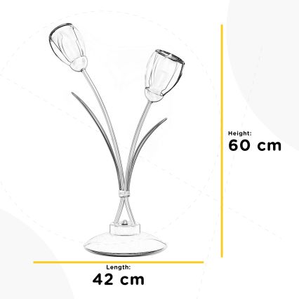 ONLI - Namizna svetilka ANTEA 2xE14/6W/230V 60 cm